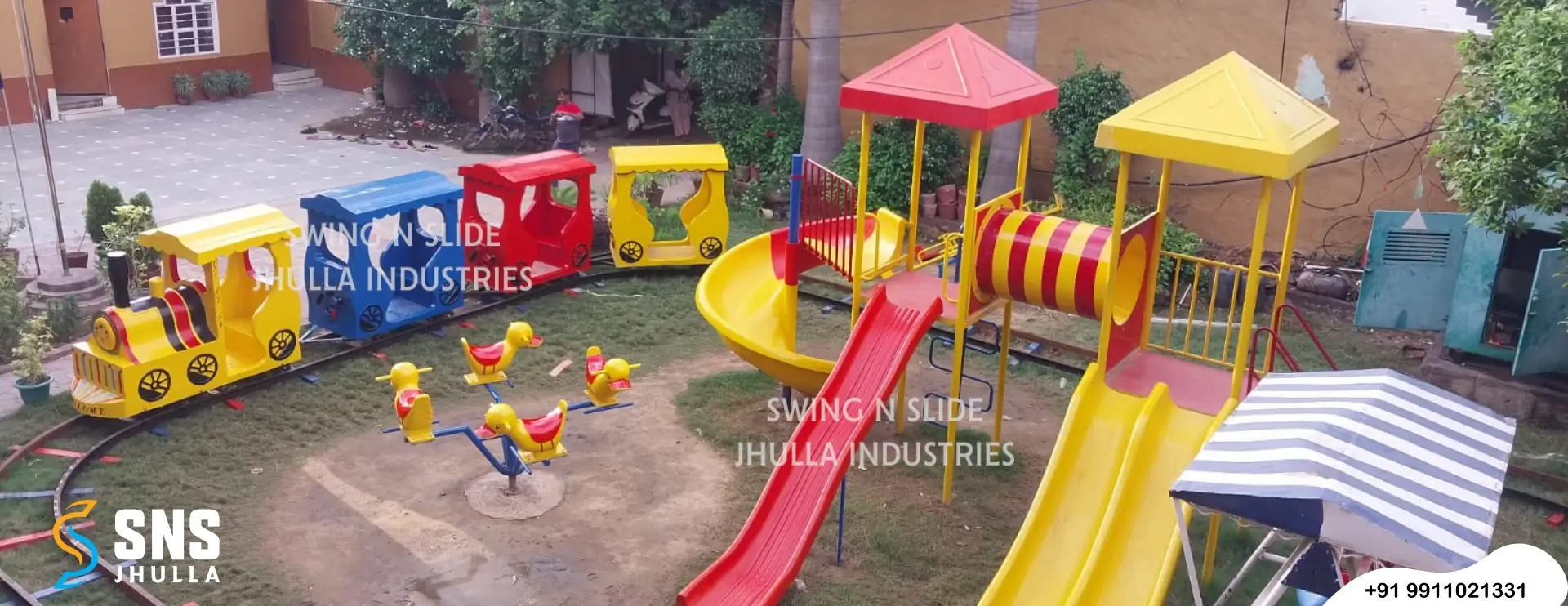 Swing N Slide Jhulla – Leading Children Park Train Manufacturer in Delhi